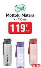HOBBY LİFE MOTTOLU MATARA 730 ML